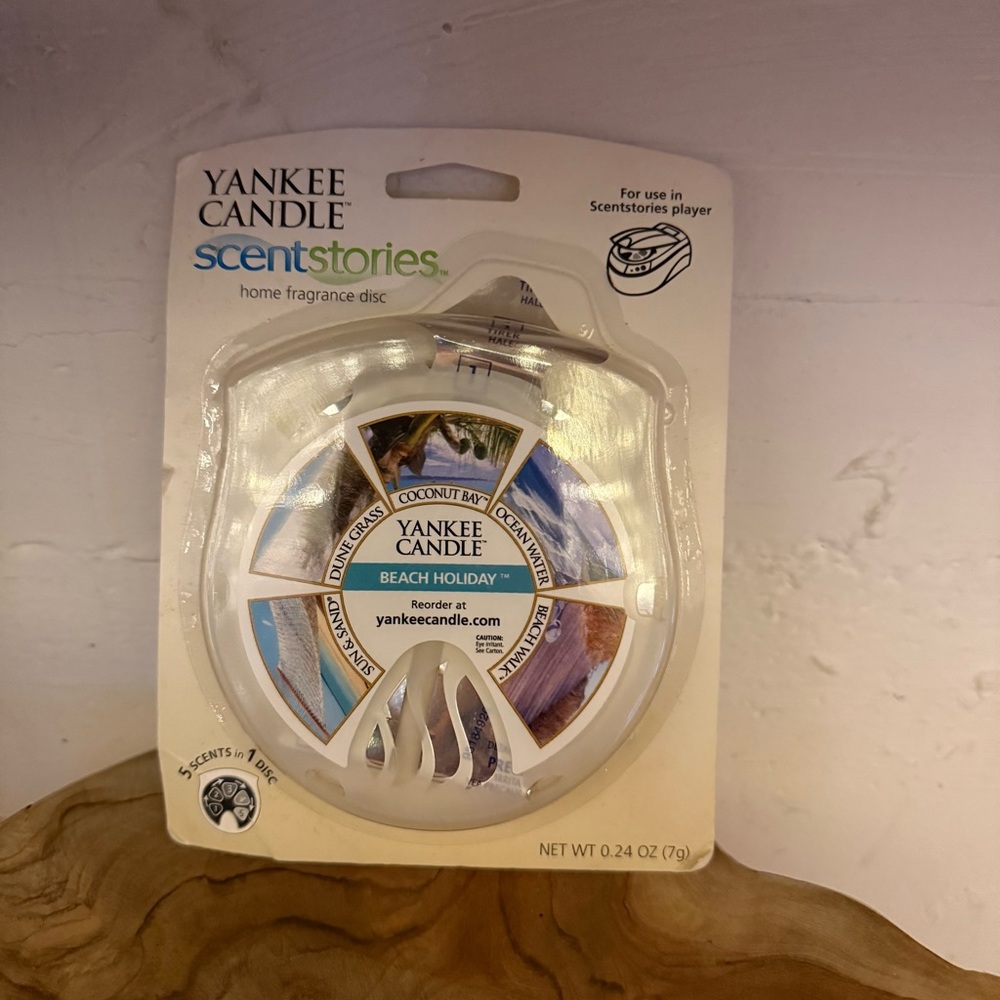 NEW Yankee Candle ScentStories Fragrance Disc Beach Holiday